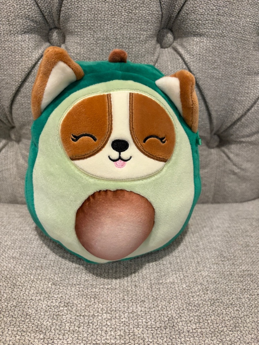 NWOT! 7.5” Regina the Corgi as Avocado Squishmallow    squishmallows plush toys